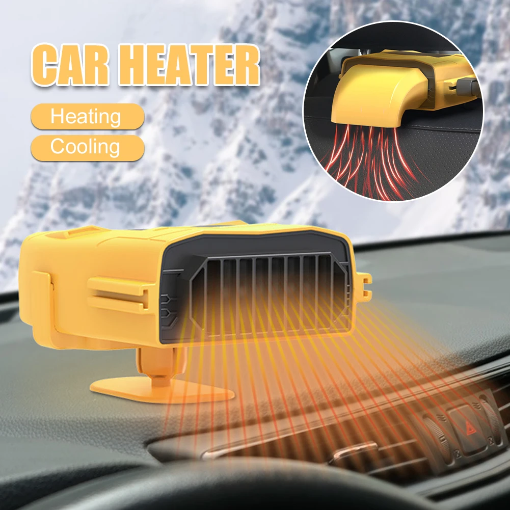 Electric Car Heater 12V Cooling And Heating Fan Dashboard Seat Heater 150W  360-Degree Adjustable Defrosting Portable Machine