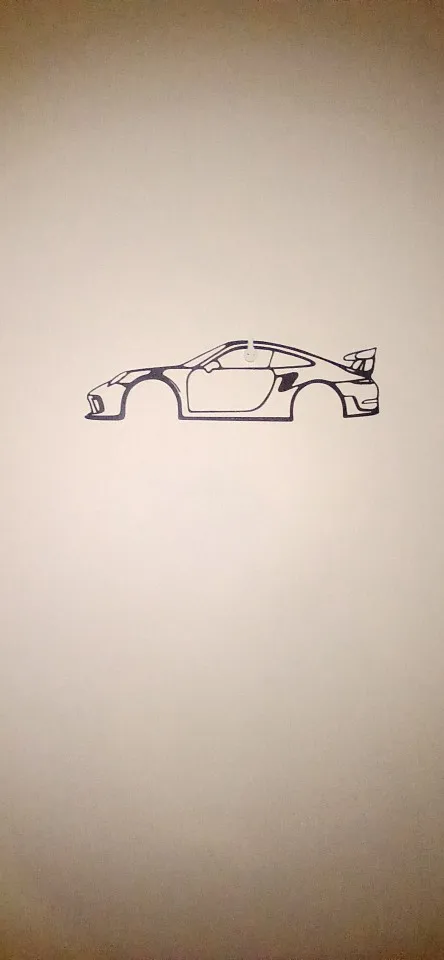 HelloYoung Metal Wall Decor,Sport Car Metal Wall Art , Boys And Girls Room Kindergarten Living Room Nursery Bedroom Decor photo review