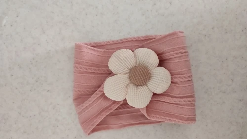 Cute Floral Nylon Baby Headband photo review