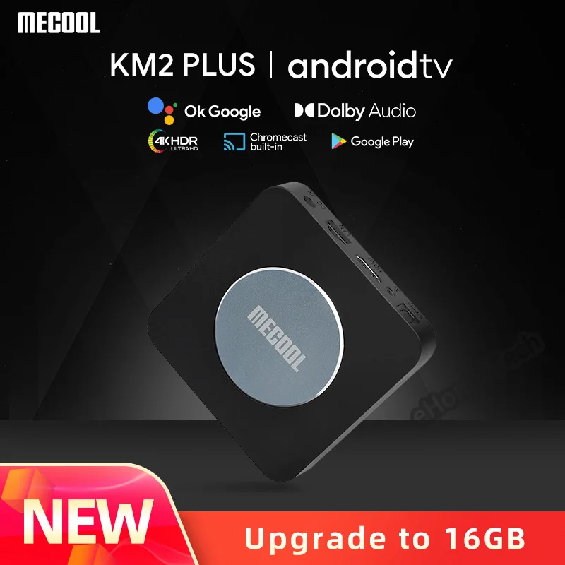 Mecool KM2 plus/km2 4K Android TV Box Amlogic S905X4 2GB 8GB/16GB USB3.0 100M LAN 2.4G 5G WiFi doby atmos Audio TV BOX 2022 new