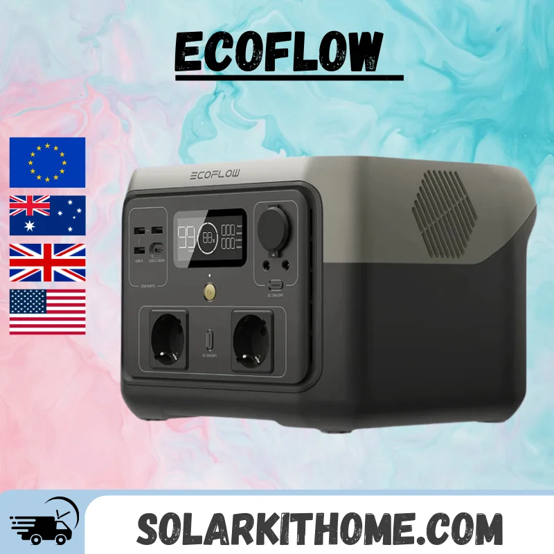 

Дополнительная портативная мини-электростанция ECOFLOW RIVER 2 MAX, 500 Вт, 512 Вт, уличный походный RV, резервный литиевый аккумулятор, розетки 200000 мАч