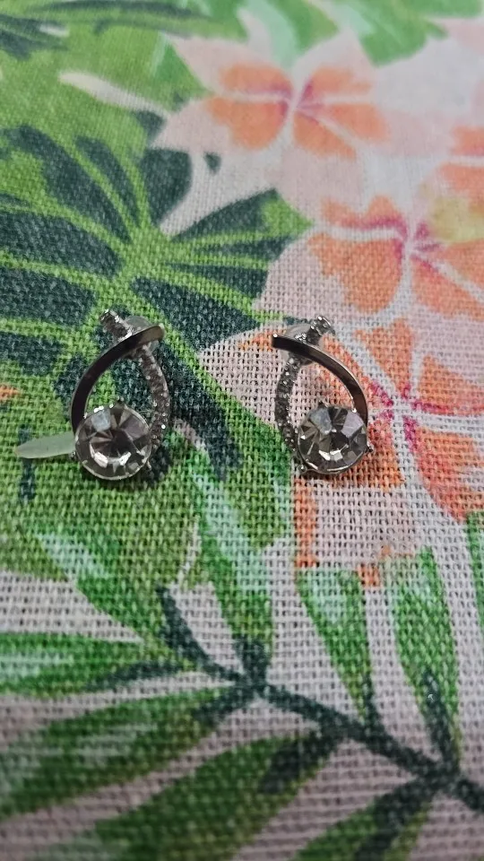 Korean Style Fashion Cross Stud Earrings photo review