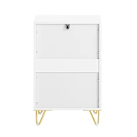 SoBuy FBT115-L прикроватная тумбочка с 3 ящиками для коробки, пружинная кровать, диван, столик, приставной столик, столик для телефона, прикроватная тумбочка — изображение 2