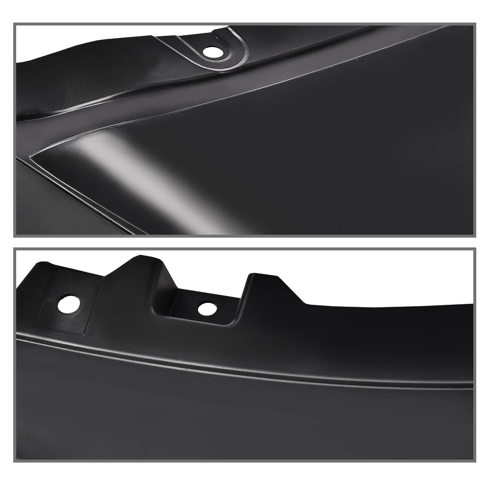 Front Bumper Spoiler Lip Chin Spoiler Body Kit Fit for 2013-2014 Ford Mustang Rp Style Abs Black Lower Splitter Protector Blade