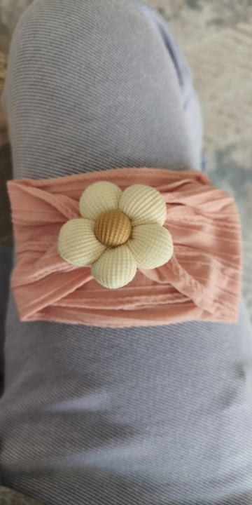 Cute Floral Nylon Baby Headband photo review