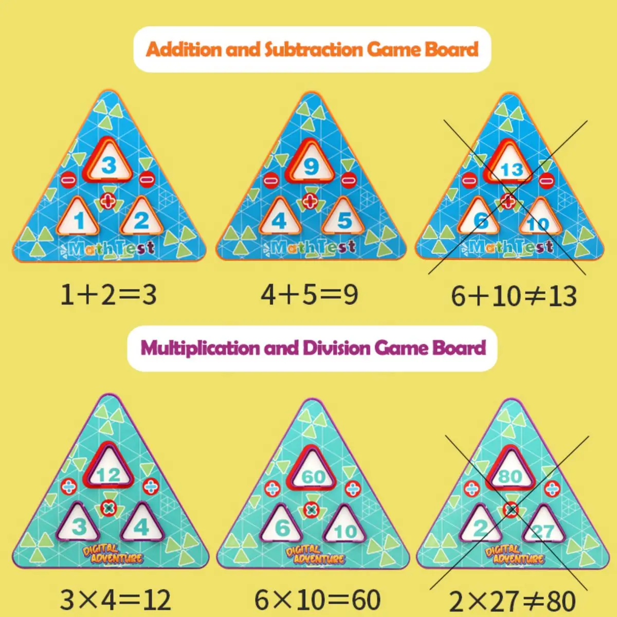 Interactive math game for kids to learn math parties gift for children addition subtraction multiplication division