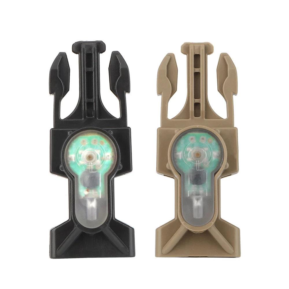 

Tactical Signal Light Hunting Vest Backpack Buckle Connection Signal Light Waterproof Outdoor Survival Rescue Signal Strobe Lamp