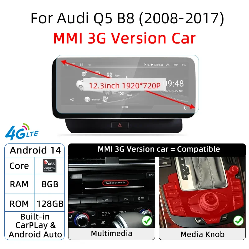 12.3 Q8G128 MMI 3G