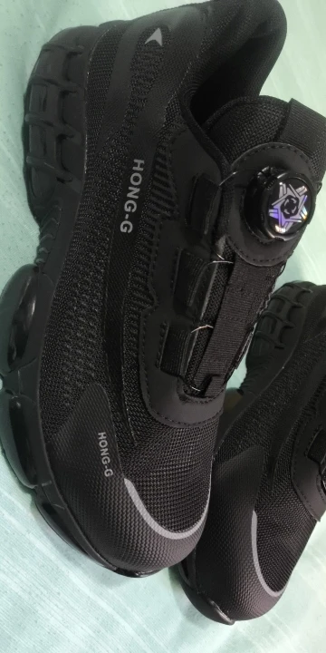 Men's Safety Work Boots with Steel Toe and Air Cushion Sole