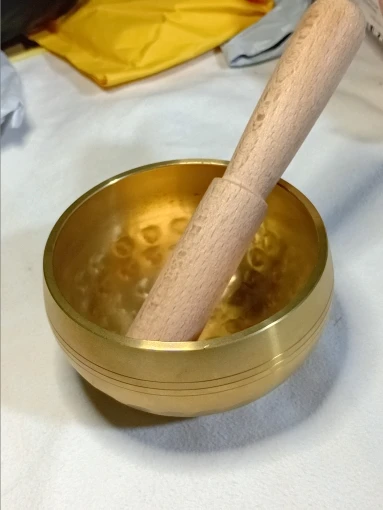 Tibetan Handmade Brass Singing Bowl | Meditation & Yoga Bowl photo review