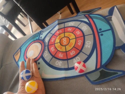 Cible Vaisseau à Balles Scratch Montessori Pliable – Grande Taille avec Crochet photo review