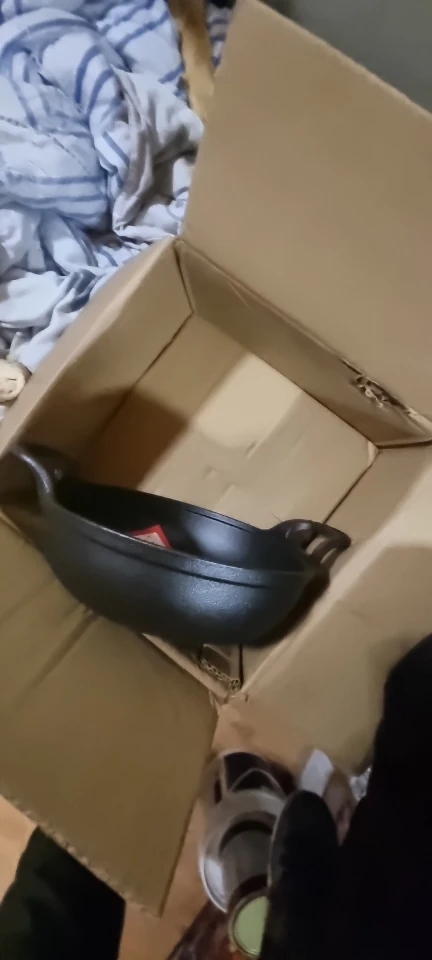 Mini Wok 20 cm en Fonte