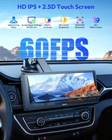ESSGOO Support universel portable sans fil CarPlay 10,26' pour camping-cars, camions, bus, autoradios, écrans de navigation, Android Auto, Bluetooth, FM, commandes au volant, facile à installer 7