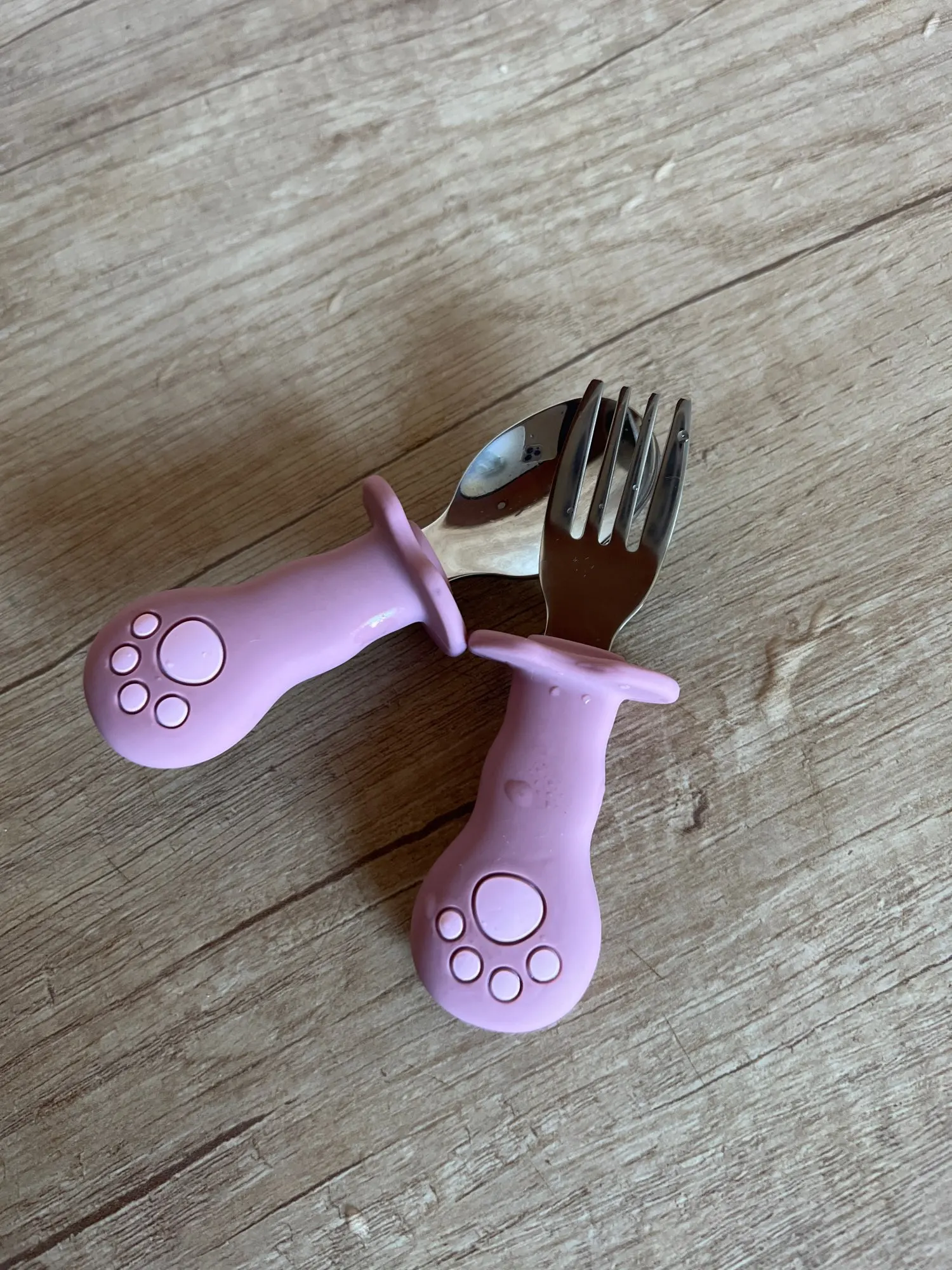 Cartoon Baby Tableware Set - Stainless Steel Cutlery for Toddlers and Kids photo review
