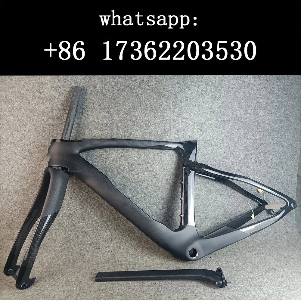 

T1100 2023 F14 Road Carbon Fiber Frameset Handlebar BB68 Bike Frame Disc/Rim Brake Racing Bicycle Custom Logo DPD UPS