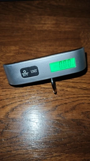 Silver Portable Luggage Scale