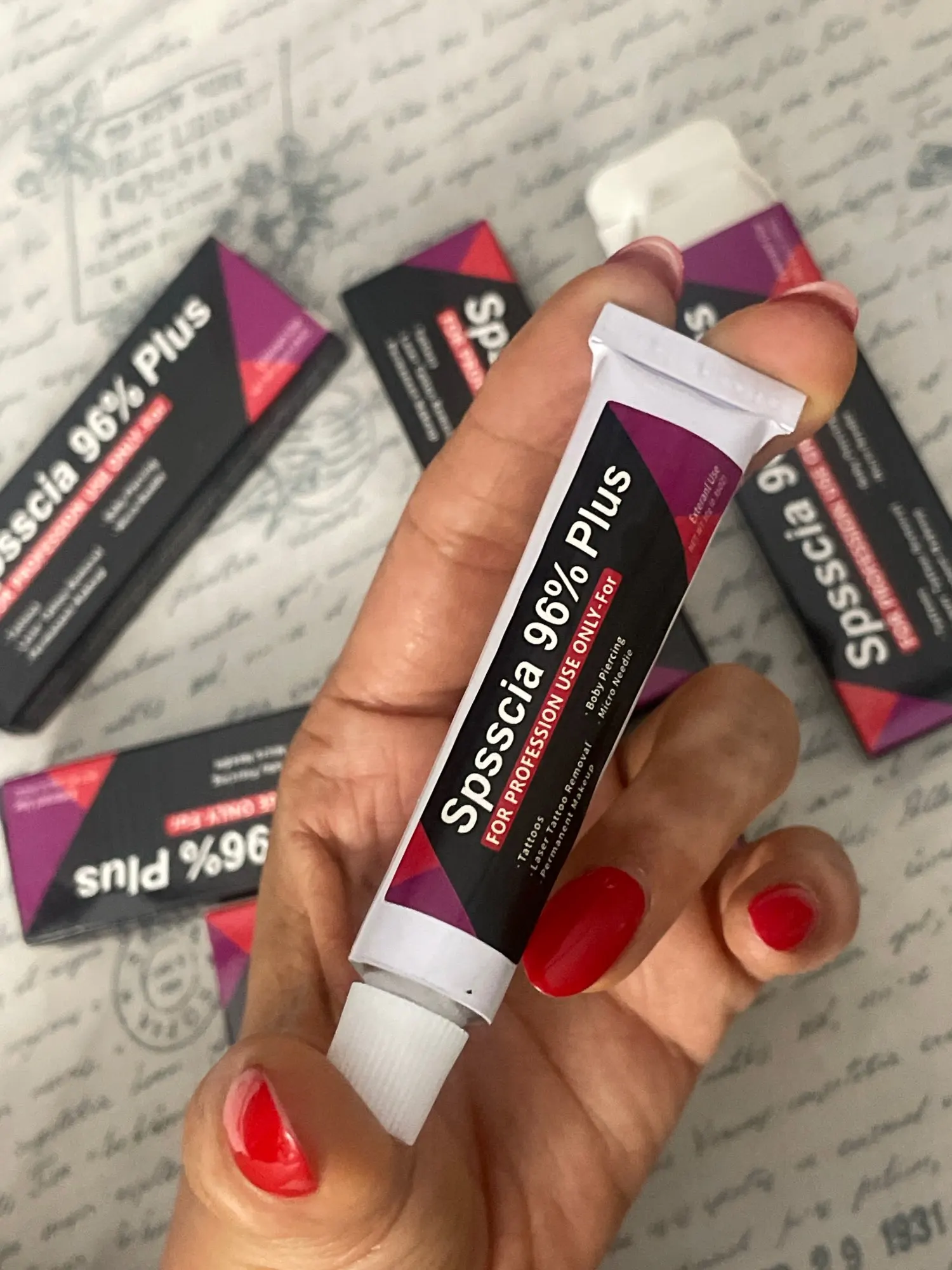 Spsscia 96% Numbing Cream Before Microblading/Permanent Makeup photo review