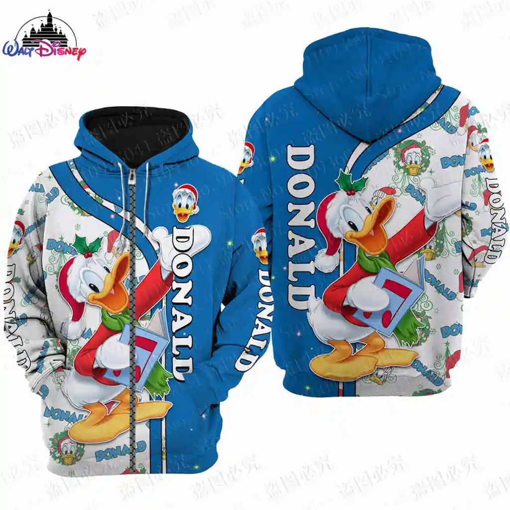 Christmas Donald Duck cartoon Disney men women 3D Print High