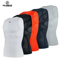 YKYWBIKE Cycling Vest High Elastici Cycling Base Layer Jersey MTB Road Bike Bicycle Vest Running Sport Cycling Underwear 4Color 1
