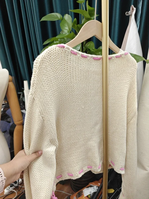 Coquette Pink Bow Sweater, customer photo