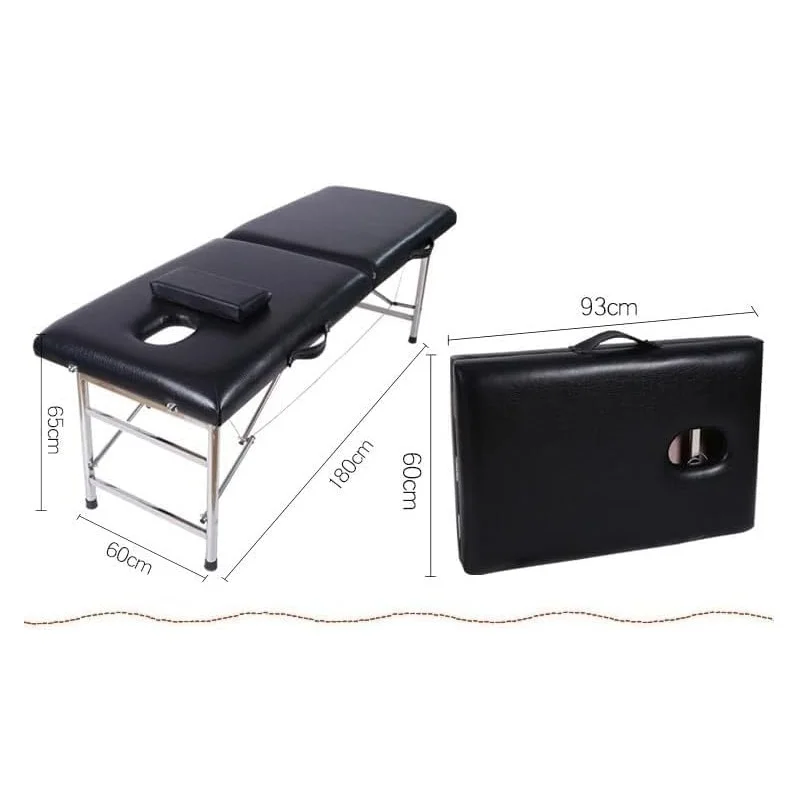 سرير تدليك محمول: طاولات تدليك قابلة للطي مع وسادة...