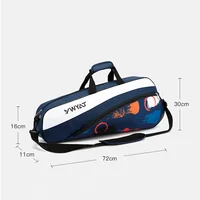 Waterproof Badminton Racket Bag Single Shoulder Thicken Gymbag Sport Bags For Badminton Training Shoes Kids Adult Gifts 2