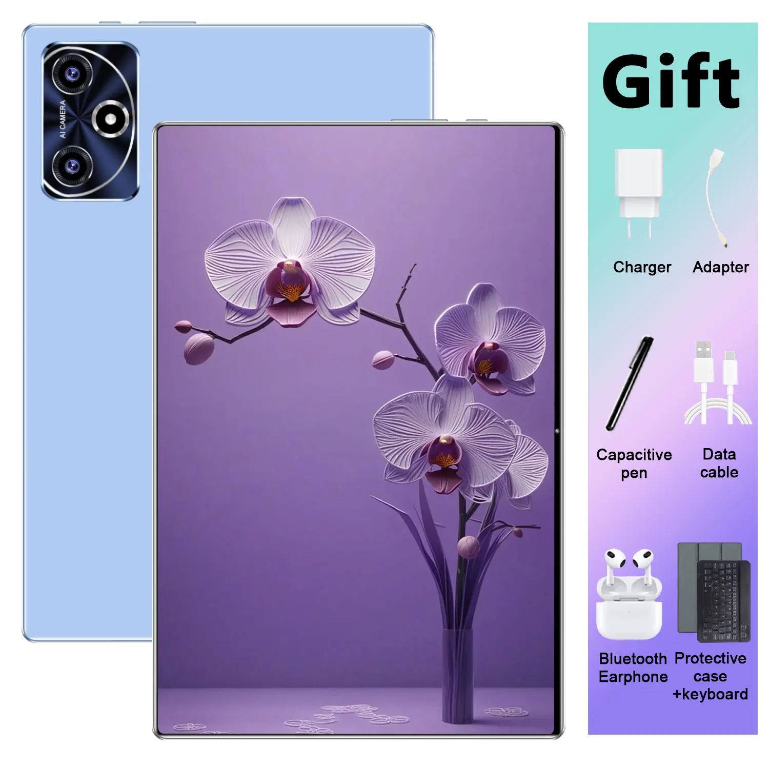 10.36" WiFi Global Version Tablet 20000mAh 14 Core 16GB+1TB Dual SIM 5G Android 13 Gaming Pad GPS BT 16+32MP Camera