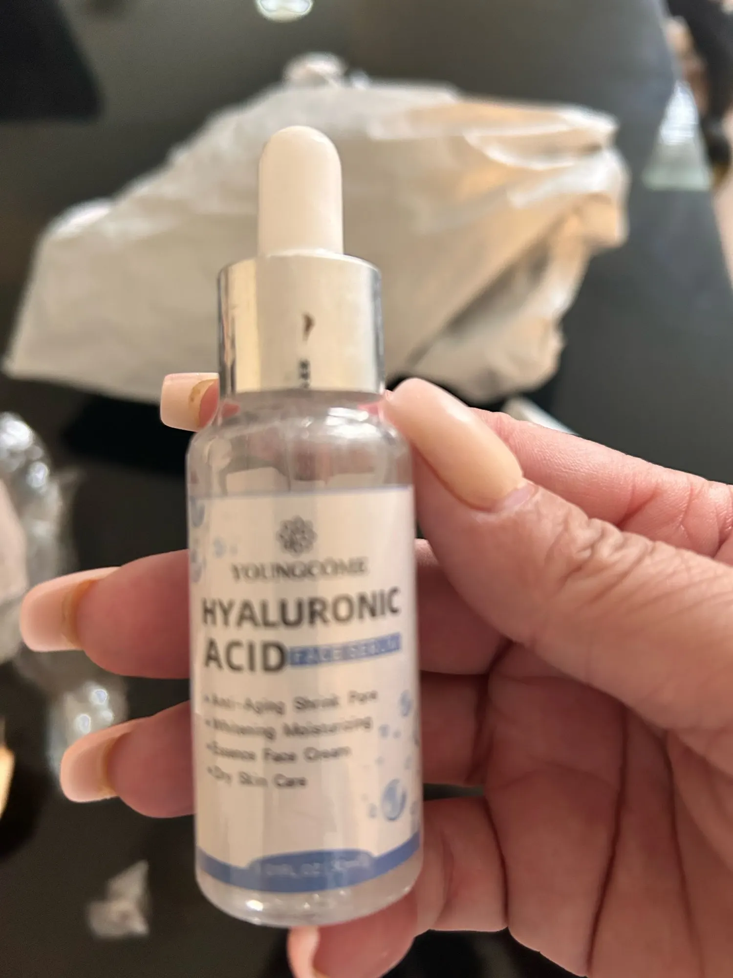 Hyaluronic Acid Facial Essence Deep Moisturizing Facial Skin Essence Korean Skin Care Products photo review
