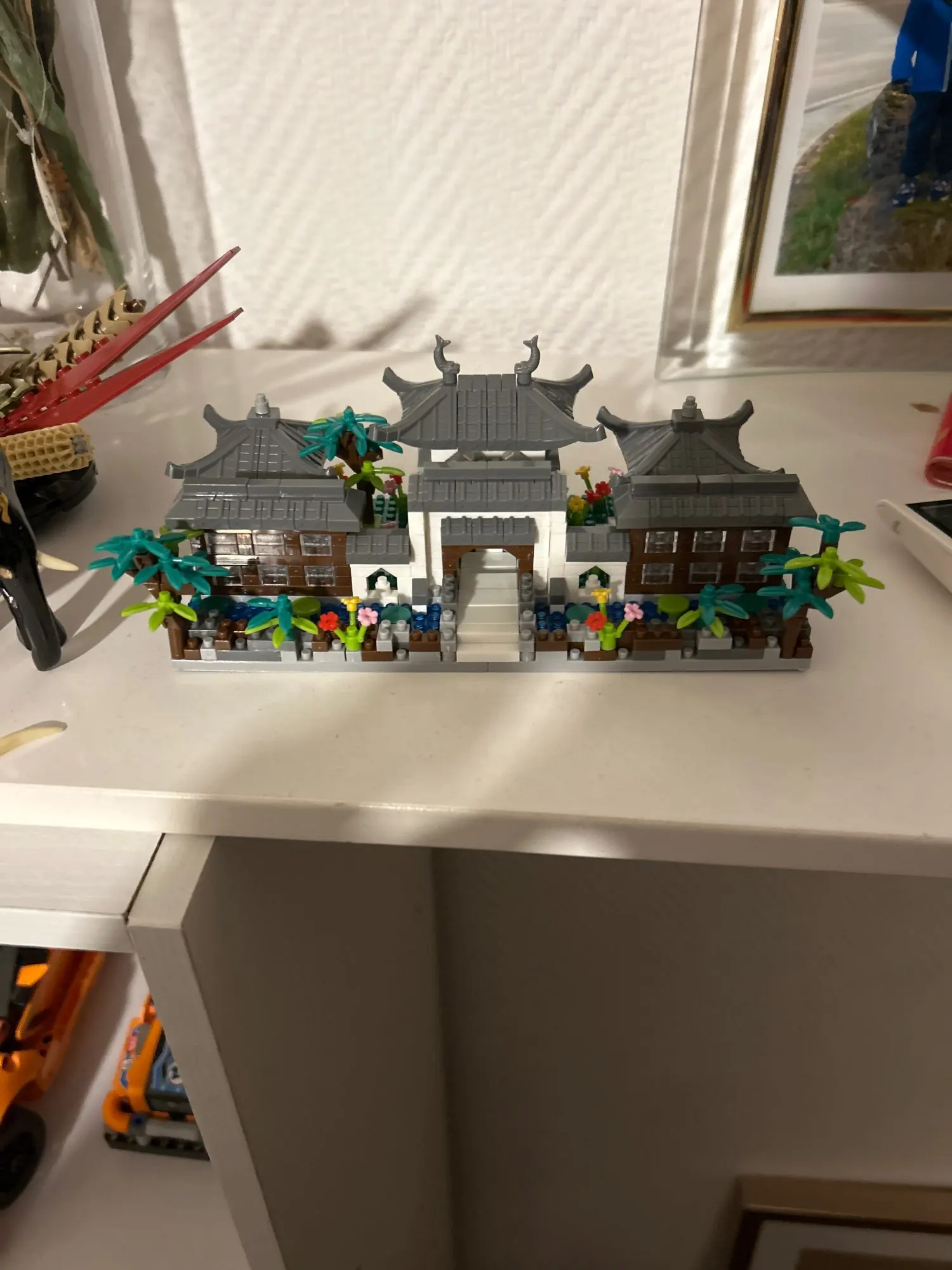 Suzhou Garden puzzle micro particle assembly type building block ethnic style building block toy photo review