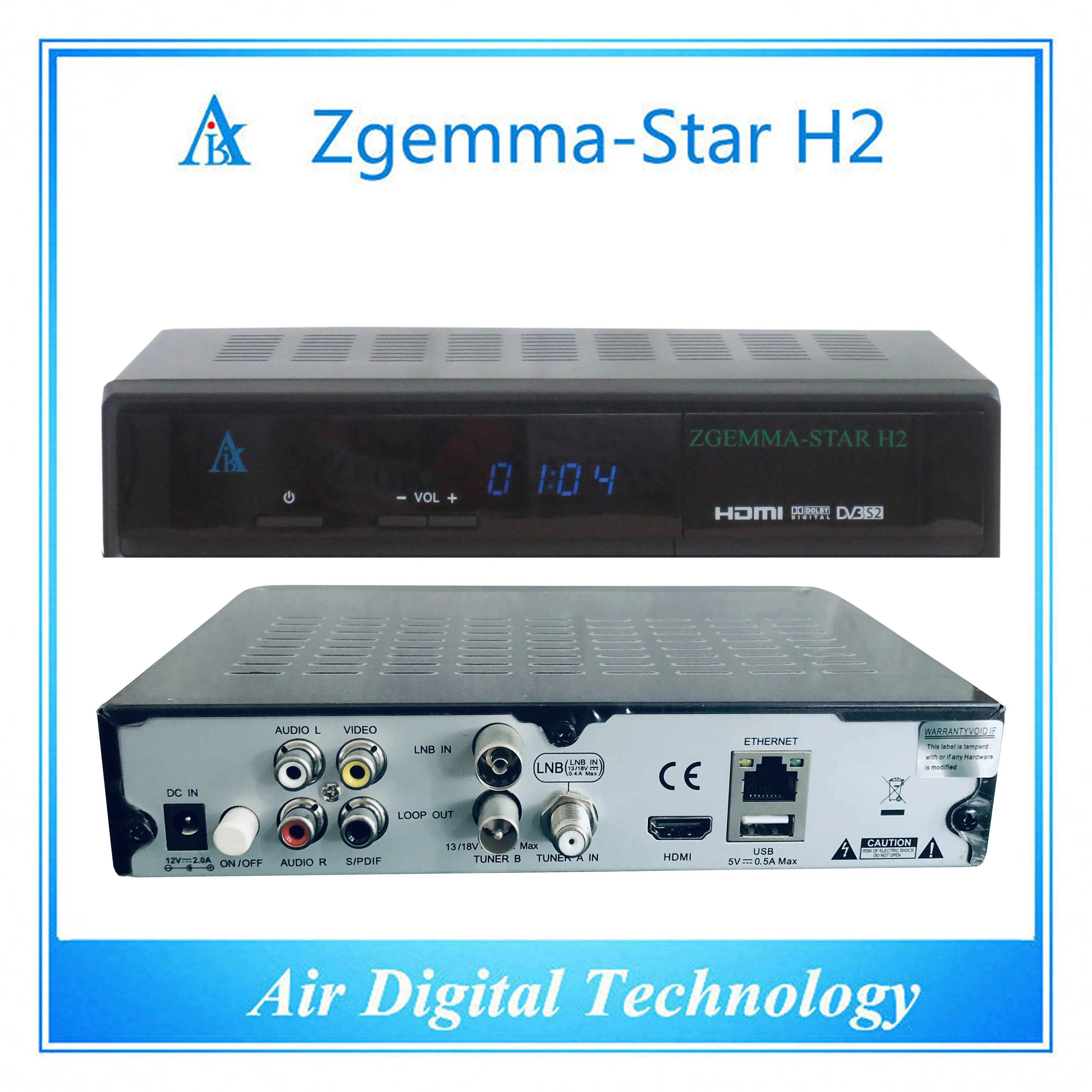 Hot sale!!! ZGEMMA H8.2H Satellite TV Receiver Linux Enigma2 Receptor  DVB-S2X+DVB-T2/C H2.65 1080P HD Digital Satellite Receiver - AliExpress