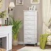 White Tall Dresser for Bedroom, 7-Drawer Fabric Storage Organizer, Perfect for Closet, Entryway, Hallway, or Nightstand Furnitur 2