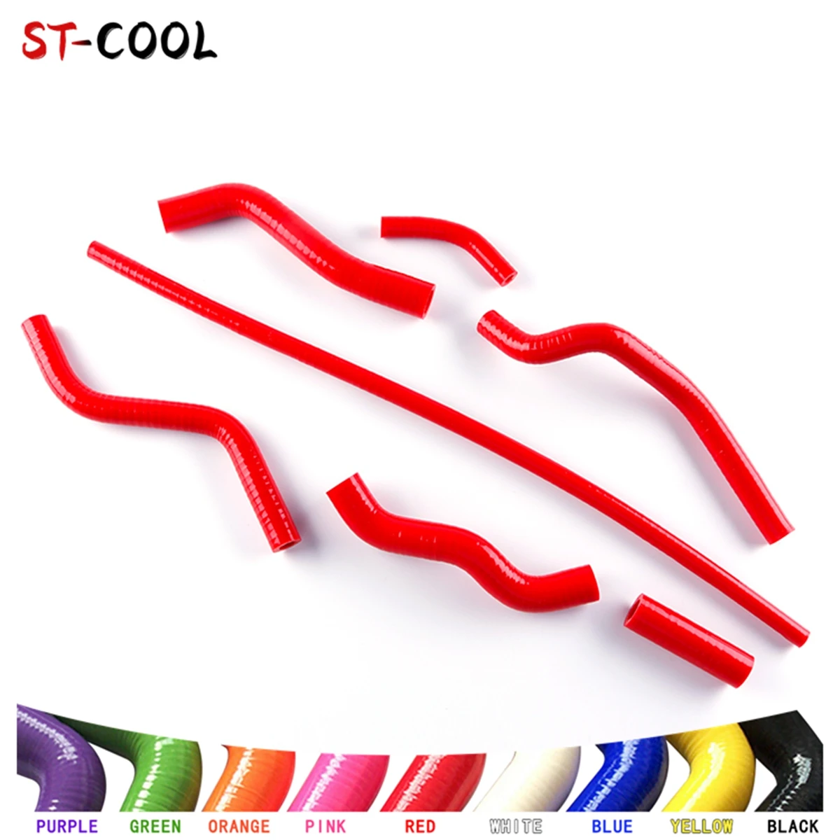 

FOR 1990-1997 HONDA CR125 1991 1992 1993 1994 1995 1996 CR 125 R (LOT A) CR125R Silicone Hoses Radiator Pipes Kit 7Pcs 10 Colors