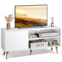 GALAXHERO TV Stand for 55 Inch TV Mid Century Modern TV Console with Storage Cabinet Entertainment Center for Living Room 2