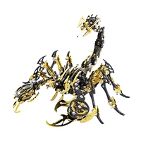3D Scorpions Metal Puzzle Steampunk Mechanical Insect Model Kit Floatingcity Steel Warcraft Assemble Jhandmade Toy For Adults 1