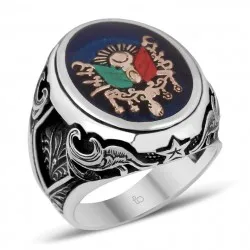 

Ottoman State Armalı Enamel Plated Silver❤️Mine Plated State Armalı 925❤️Osmanlı Tuğralı❤️Kişiye Custom Is