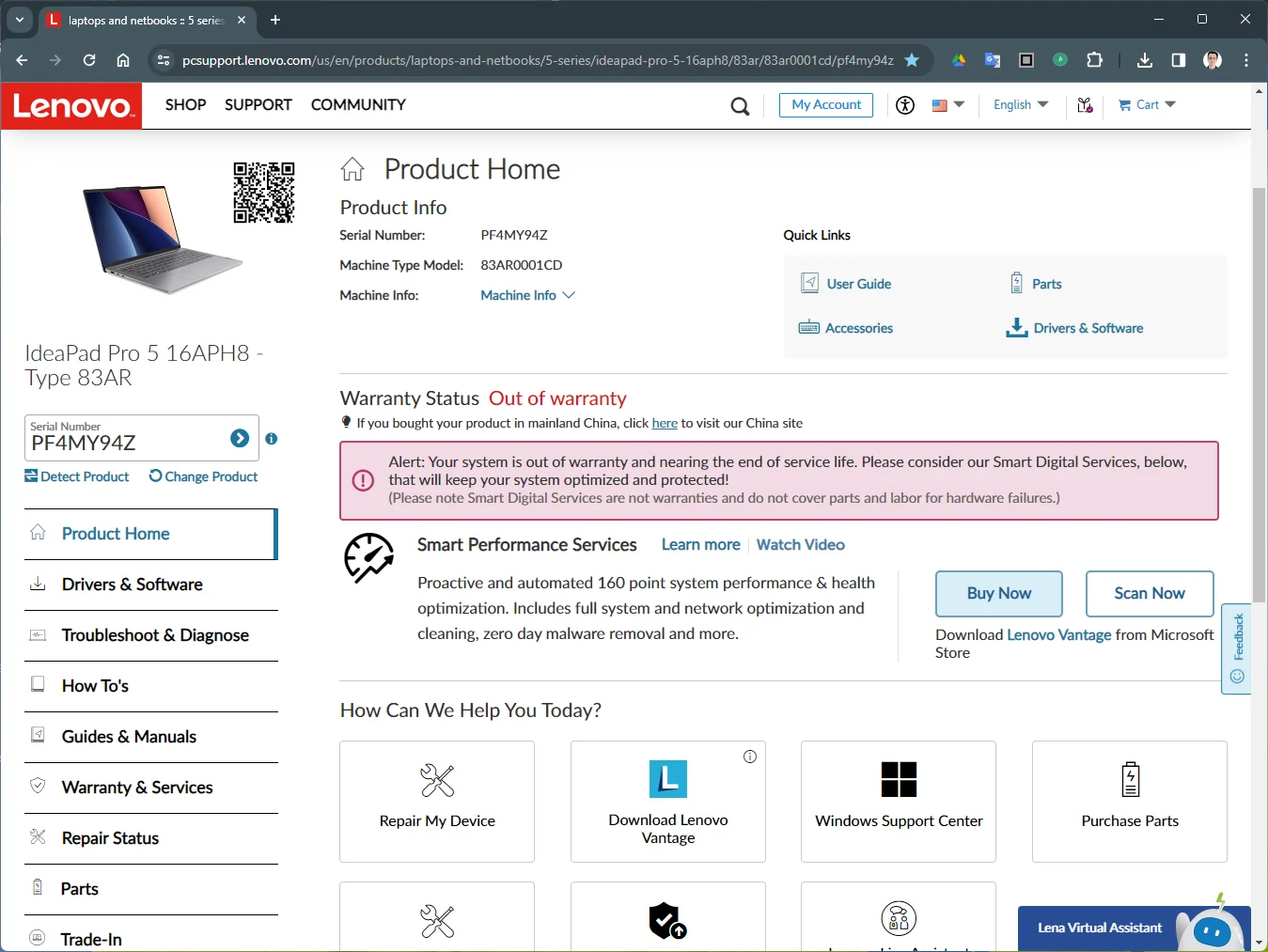 Ноутбук Lenovo Xiaoxin Pro 16 2023 AMD R7 7840HS Ryzen, 32 ГБ ОЗУ.