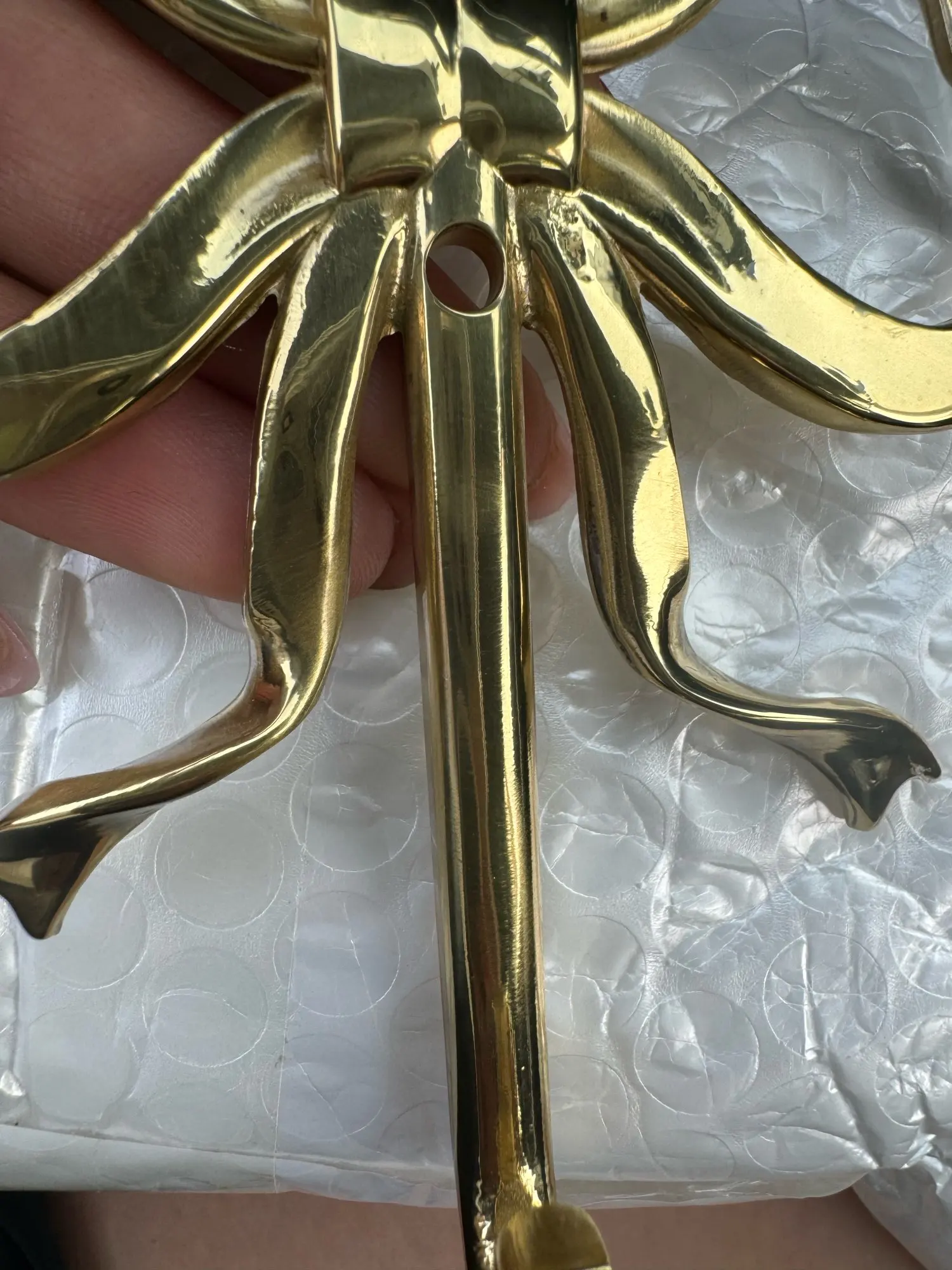 Nordic Retro Brass Hook, customer photo