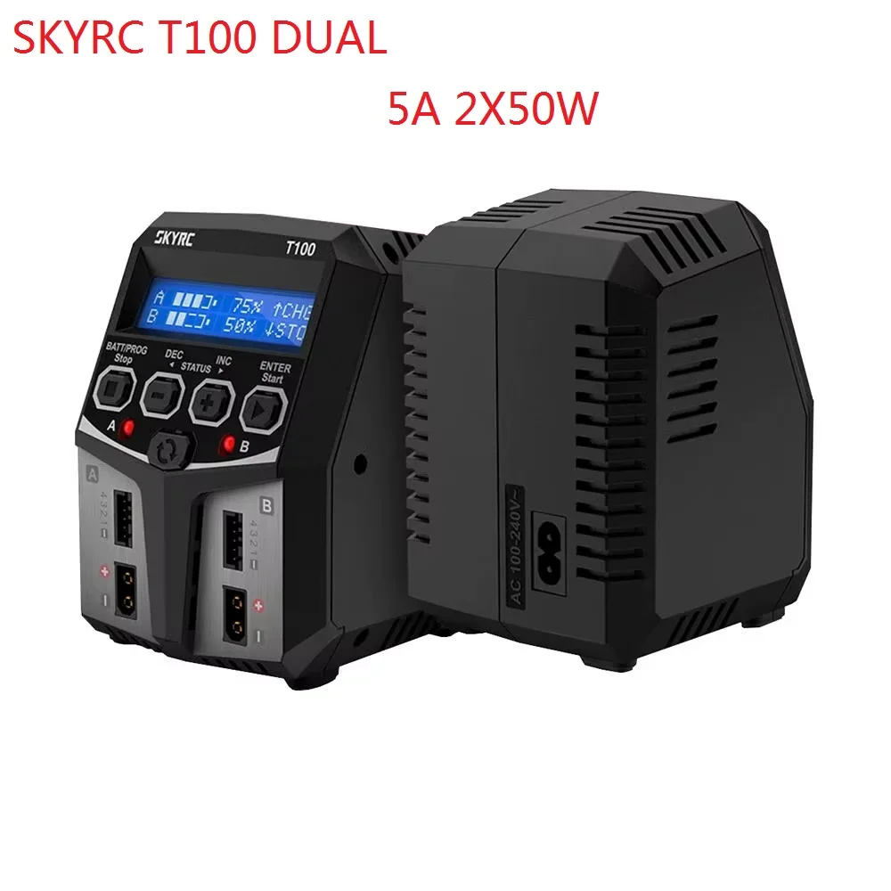 Chargeur RC 50W 2 canaux LiPo NiMH Pb LCD
