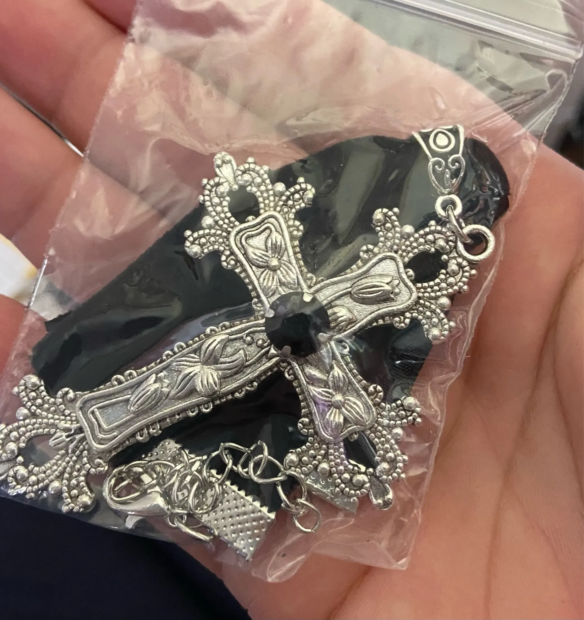 Velvet Grunge Choker, customer photo