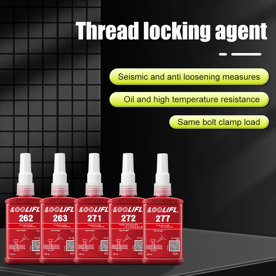 Screw glue series detachable screw glue screws are easy to adjust and reuse resistant to high temperature glue threadlocker glue