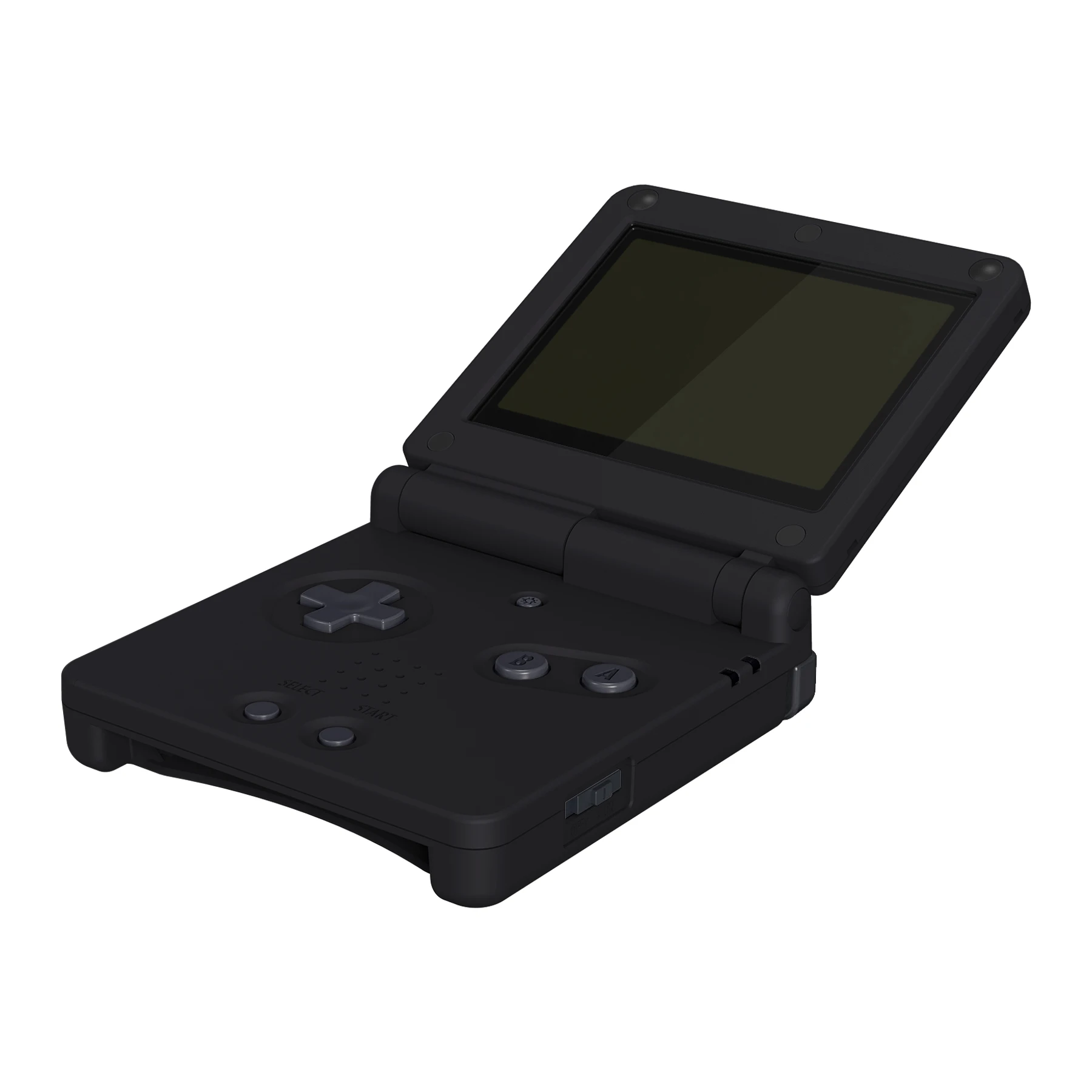 Habitação de Substituição Ips Shell para Gameboy Advance sp Atualizado Soft Touch Black Ips Extremerate e Lcd Padrão - Image 5