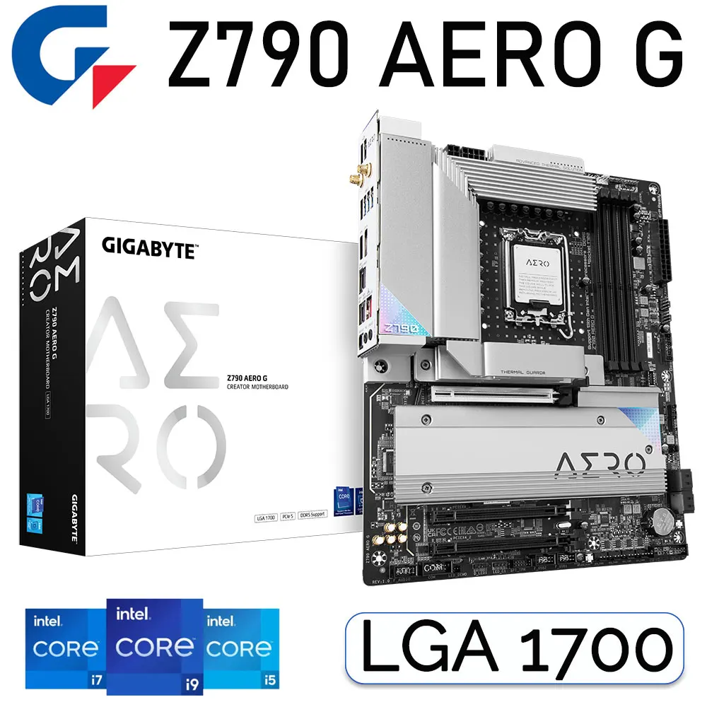 

LGA 1700 Motherboard DDR5 Intel Z790 Support 13th-Gen CPU Gigabyte Z790 AERO G Z790 Motherboard i5 i7 i9 CPU 1700 Processor Z790