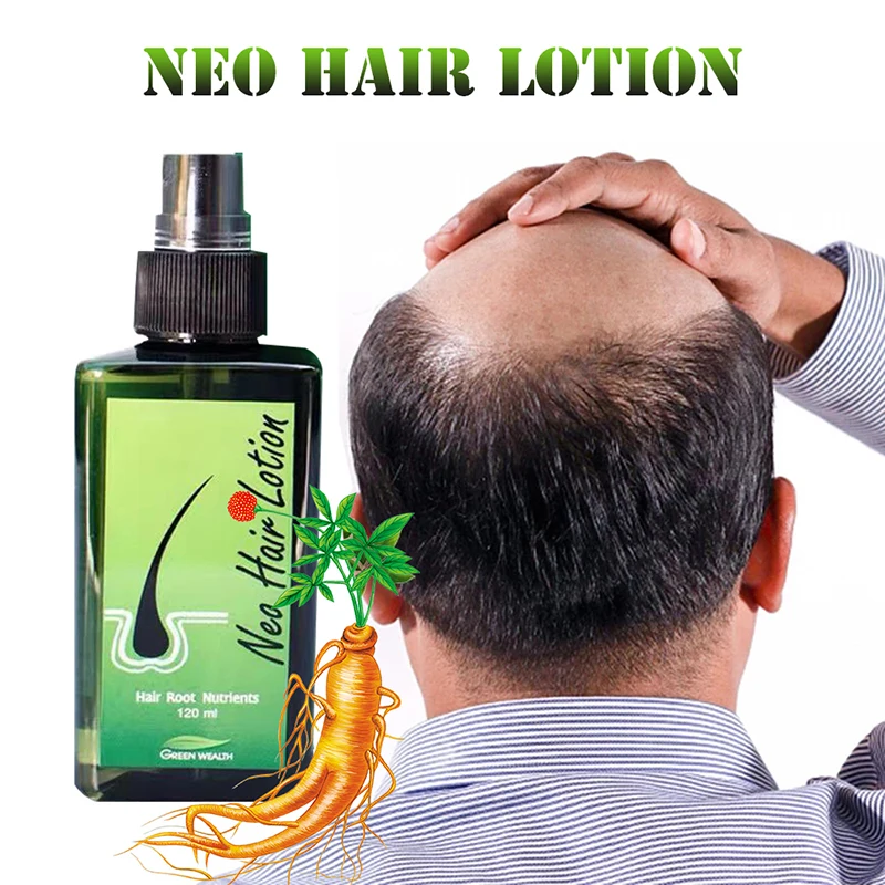 Original Thailand Neo Hair Lotion 120ml Hair Growth Oil Capillary Tonic For Growth Anti Loss Scalp Treatments Men hair growth serum,hair growth cream,hair growth spray,hair growth shampoo set,hair care oil