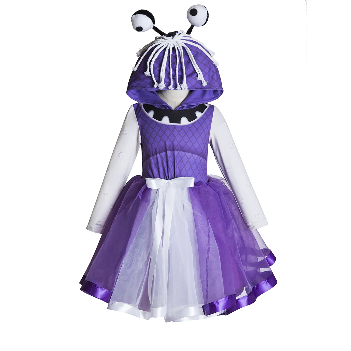 

Matching Family Kids Halloween Cosplay Costume Monsters University Mike Wazowski James P Sullivan Boo Celia costume tutu dress