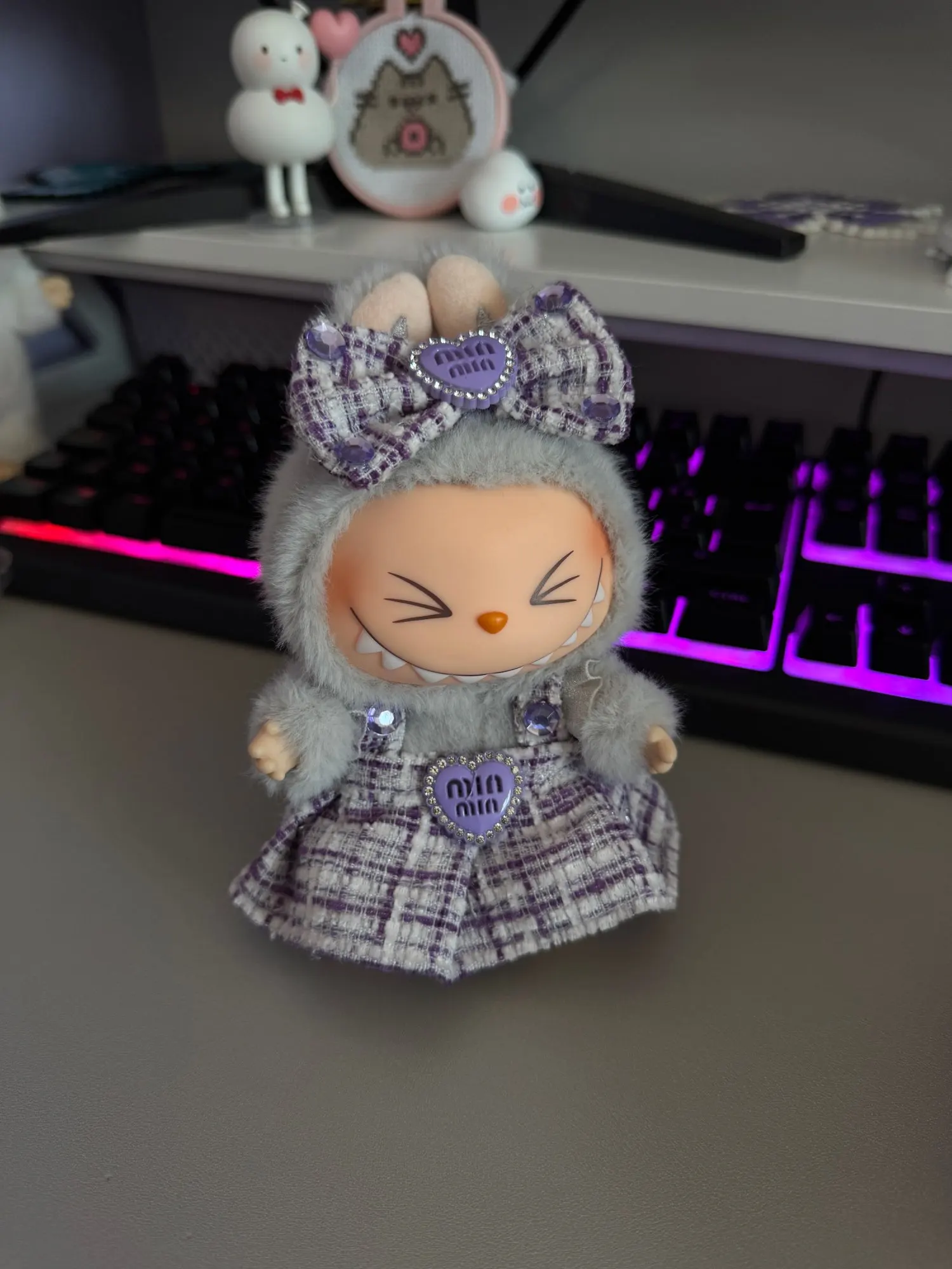 Labubu Doll Clothes - 15/17CM Kpop EXO Idol Suit & Accessories for Plush Dolls photo review