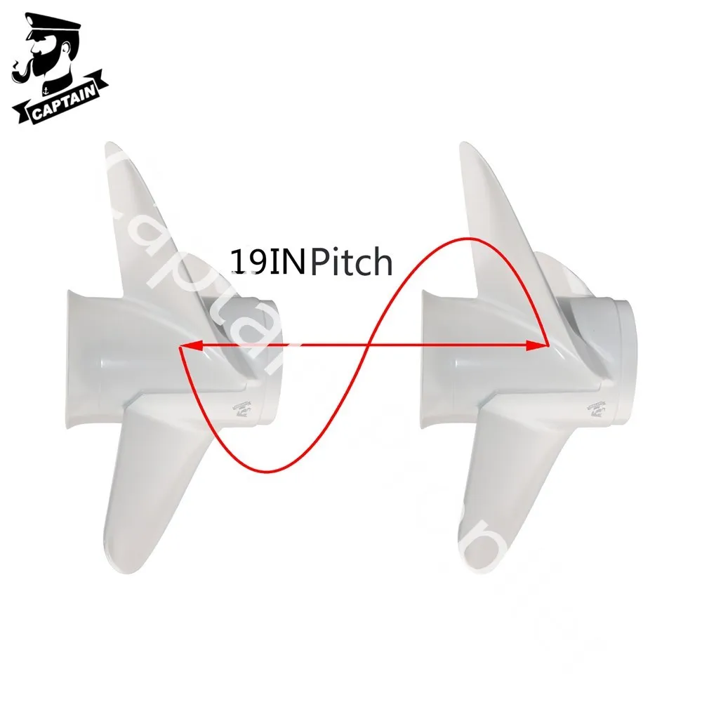 Captain Propeller 14x19 Yamaha Outboard Engines 130HP 115HP F100 F90 85HP 80HP Aluminum 15 Tooth Spline RH marine propeller