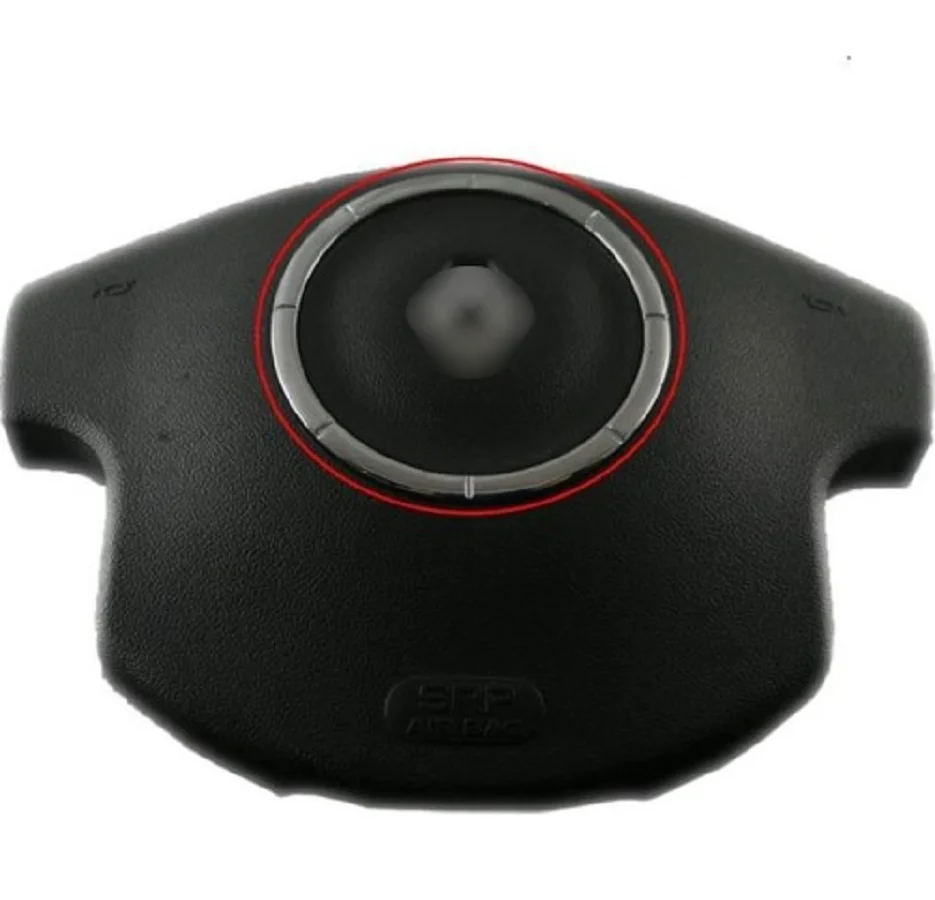 Per Renault, Megane 2, Scenic 2, Kangoo 2, Copertura Airbag Sterzo Nickelage Chrome Airbag Chrome