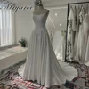 Mryarce 2025 Trends Basque Waist Elegant Wedding Dresses Strapless Silk Satin A Line Bridal Gowns 1