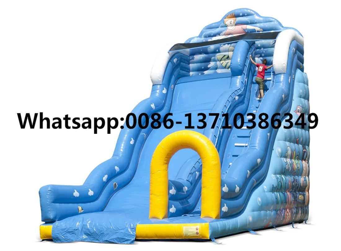 

Commercial hot-selling outdoor inflatable surfing slide castle park BD-130