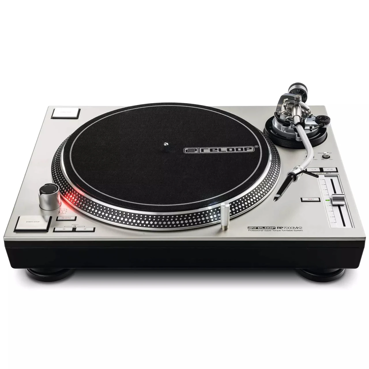 NEW Re loop RP-7000- MK2- SLV Direct Drive DJ Turntable Silver